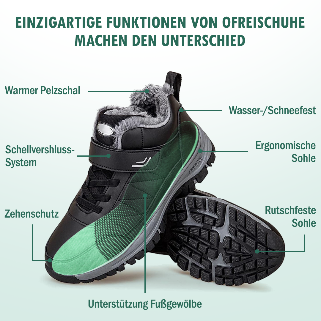 Lederstark Orthopädische Winterschuhe Leder