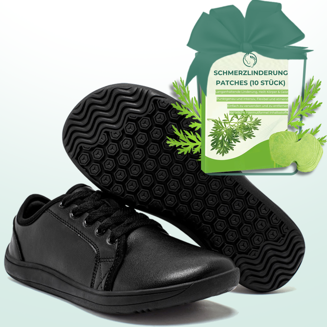 Lorry Vamp Barfußschuhe Leder Schwarz - Barfuß und Wohlbefinden