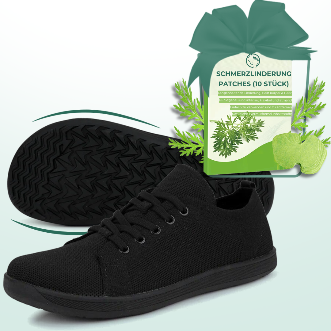 Lorry Vamp Barfußschuhe Knit Schwarz - Barfuß-Wunder und Kräutermagie