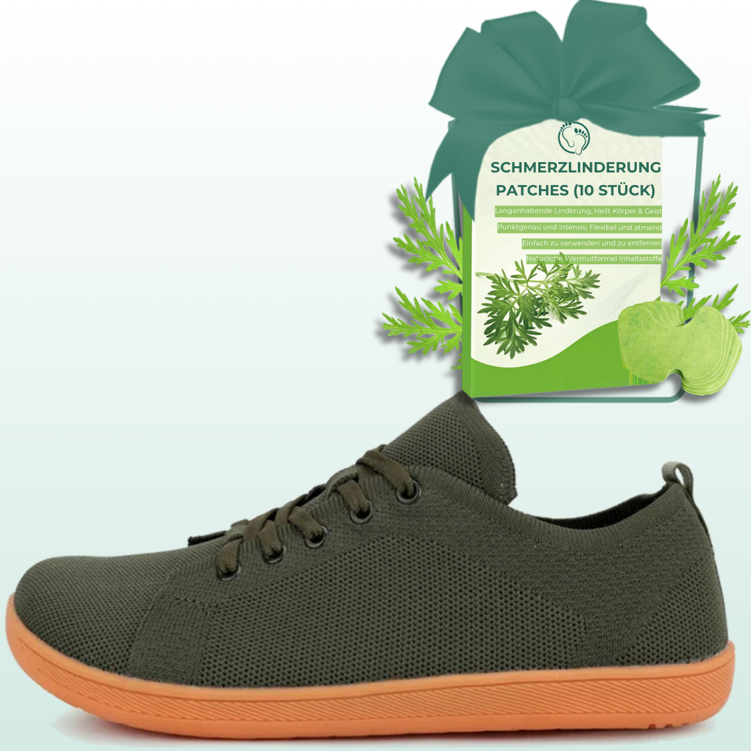 Lorry Vamp Barfußschuhe Knit Grün - Schuh Dich Heil