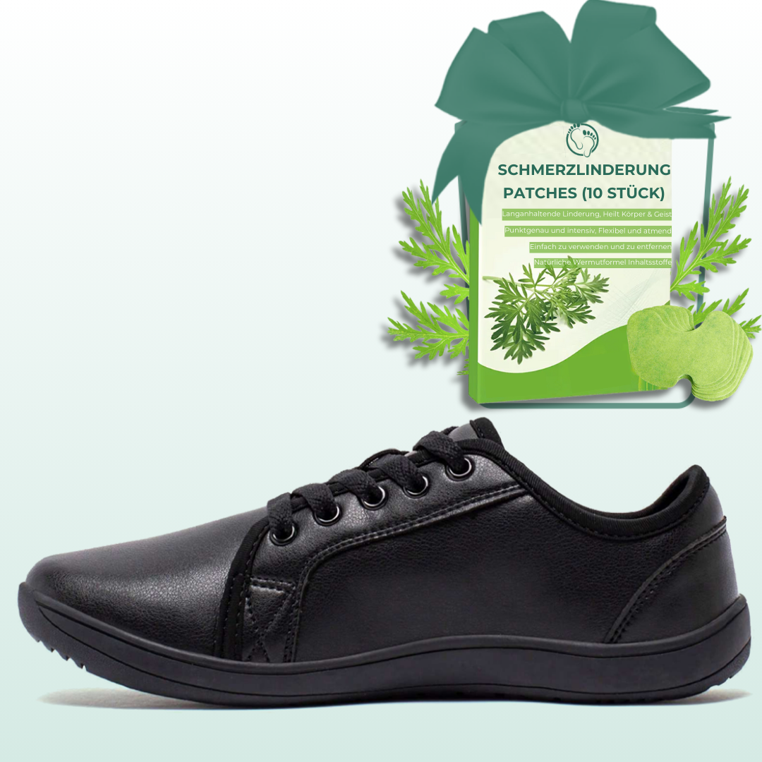 Lorry Vamp Barfußschuhe Leder Schwarz - Barfuß und Wohlbefinden