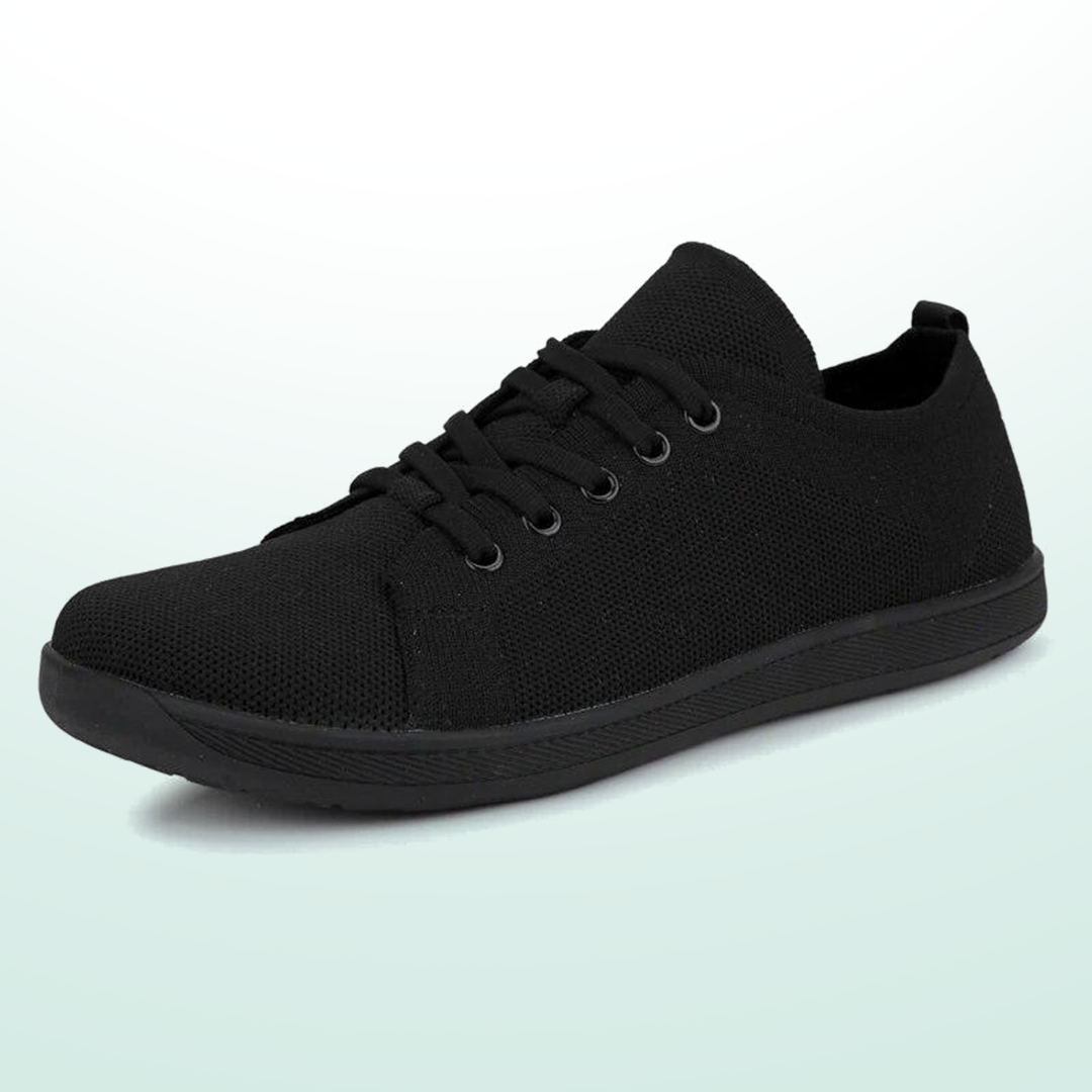 Lorry Vamp Barfußschuhe Knit Schwarz - Schuh-Revolution und Massage-Fusion