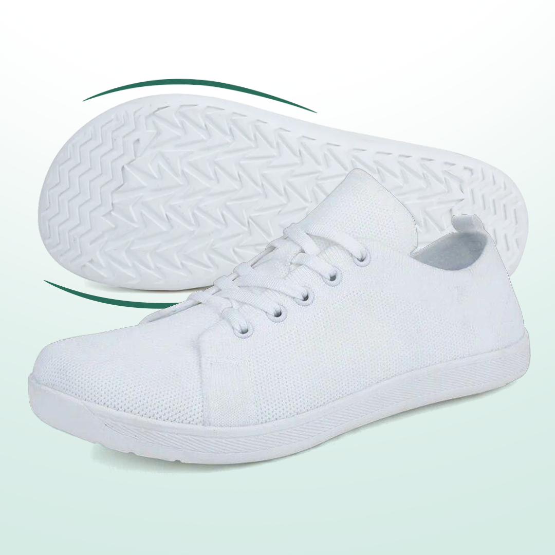 Lorry Vamp Barfußschuhe Knit - Weiß