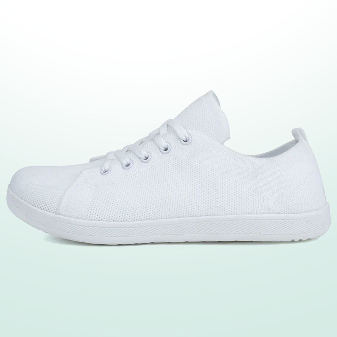 Lorry Vamp Barfußschuhe Knit Weiß - Barfuß und Nackenschmeichler