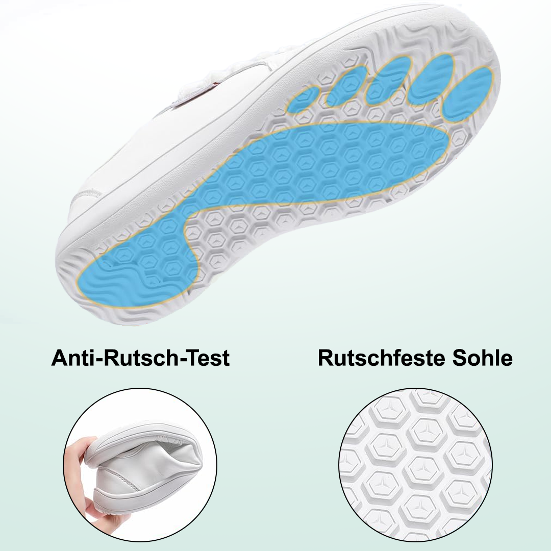 Lorry Vamp Barfußschuhe Leder - Weiß