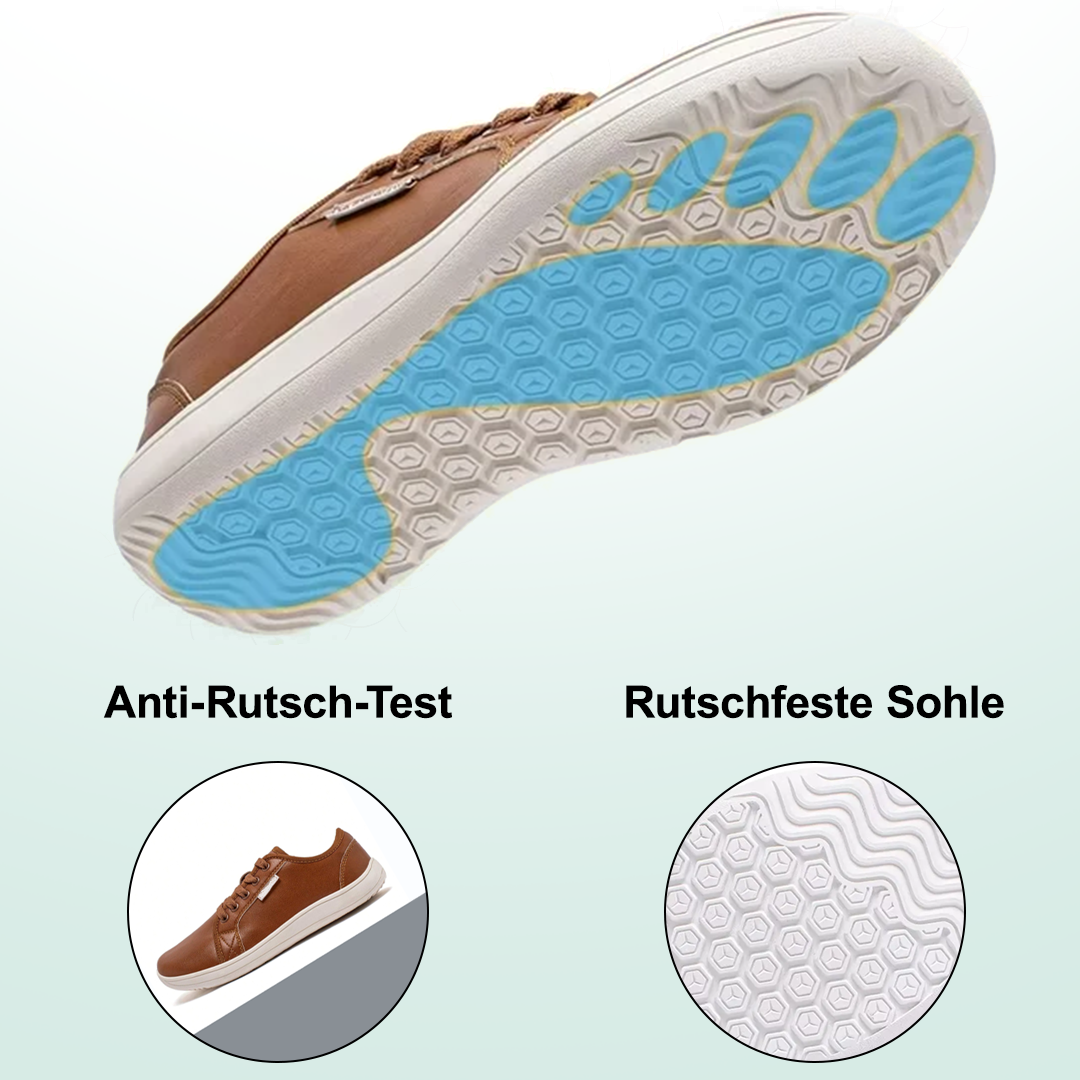 Lorry Vamp Barfußschuhe Leder Braun - Barfuß und Massagespektakel