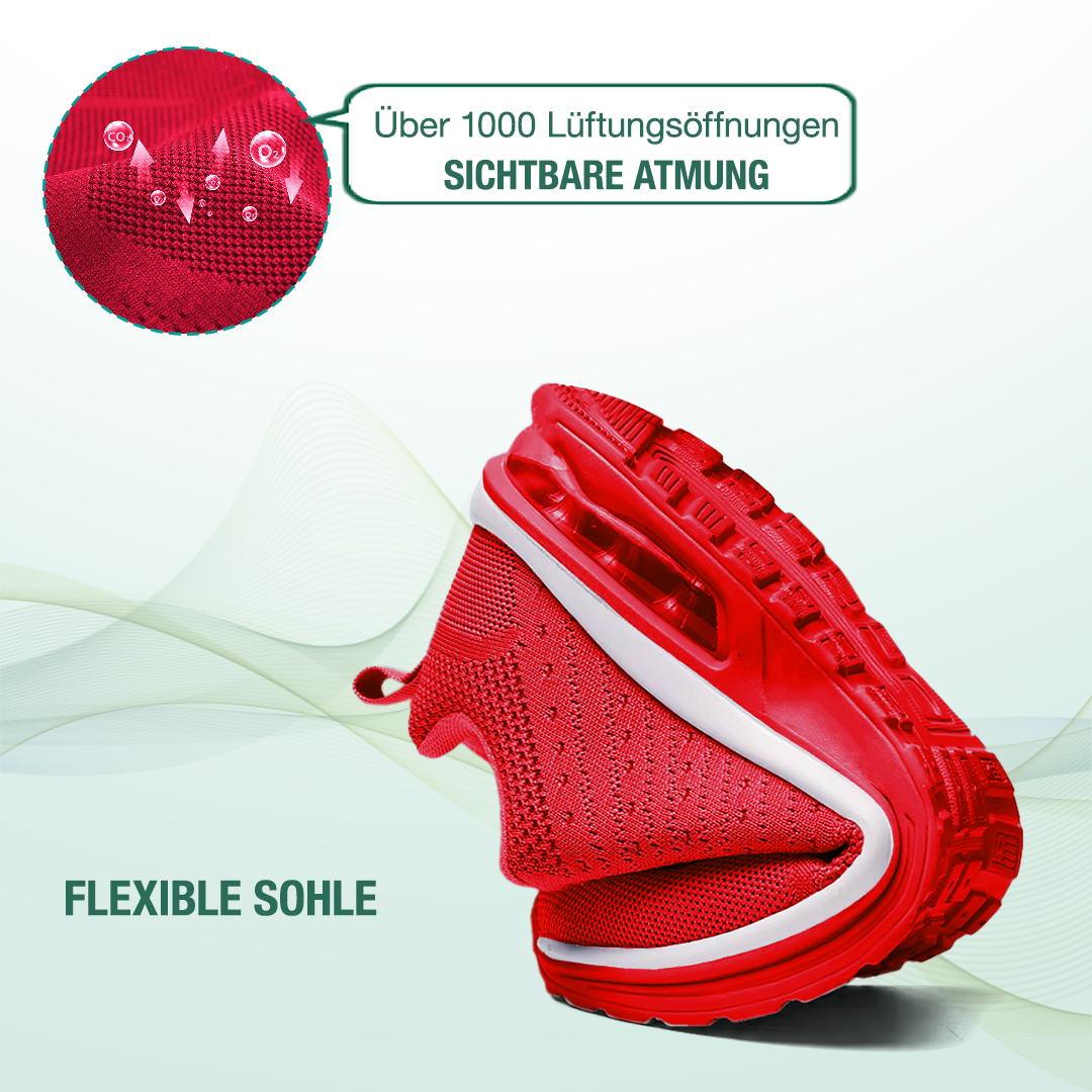 SanoWalk Orthopädische Schuhe - Alles Rot