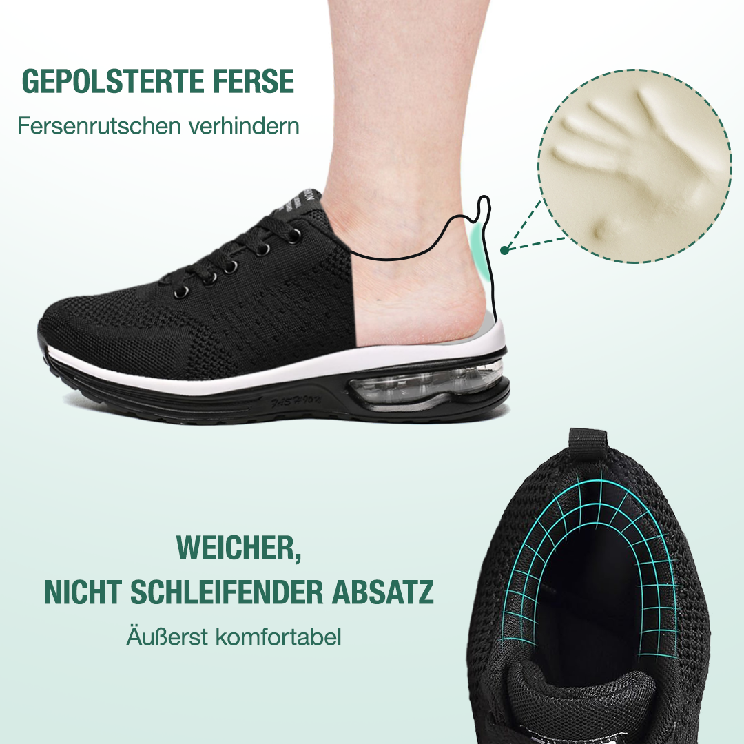 SanoWalk Orthopädische Schuhe - Alles Schwarz