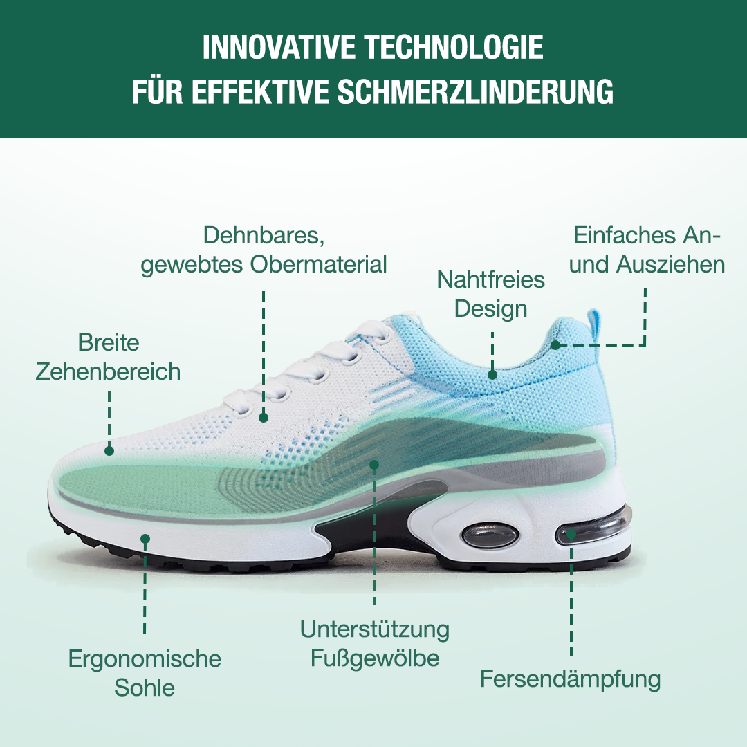 WalkMora Orthopädische Schuhe - Weiß Blau
