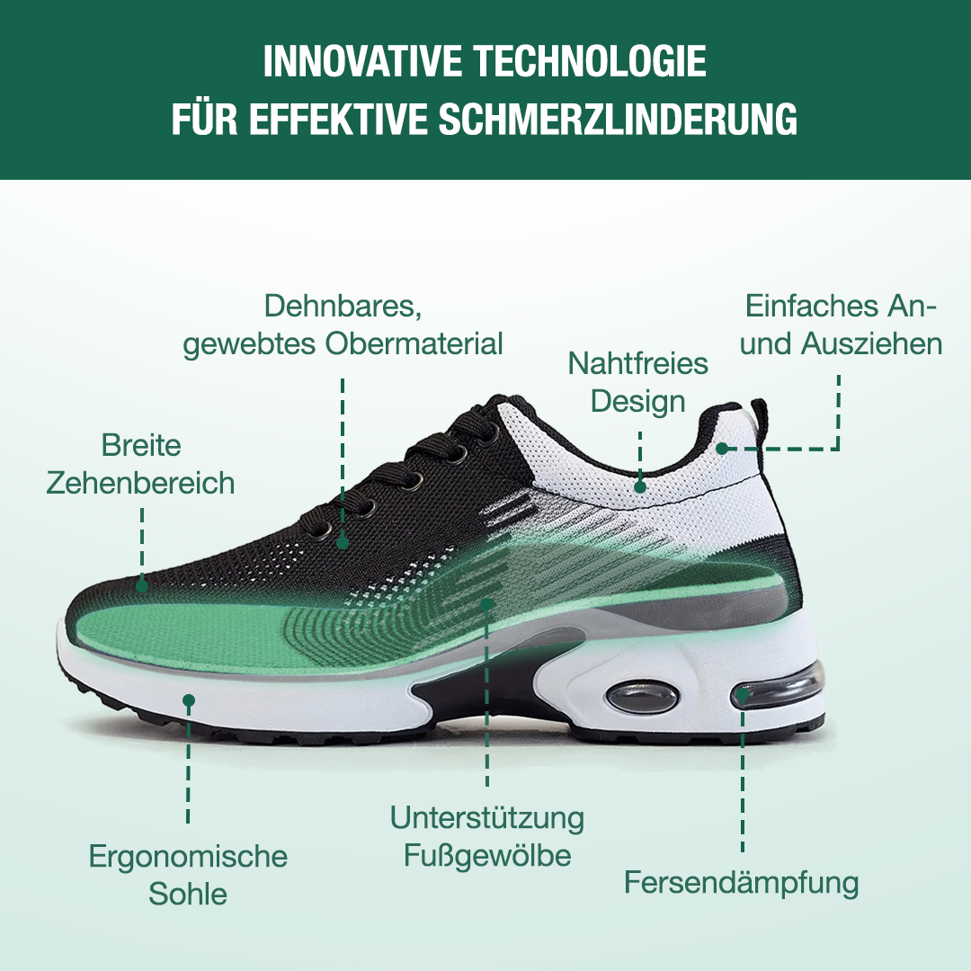 WalkMora Orthopädische Schuhe - Schwarz Weiß