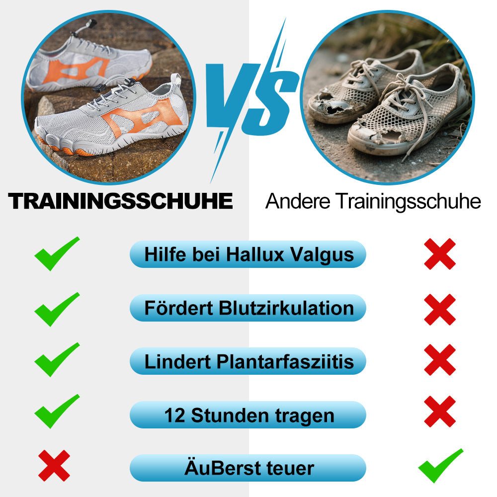 ErgoRun - Ergonomische Schmerzlindernde Atmungsaktive Barfußschuhe