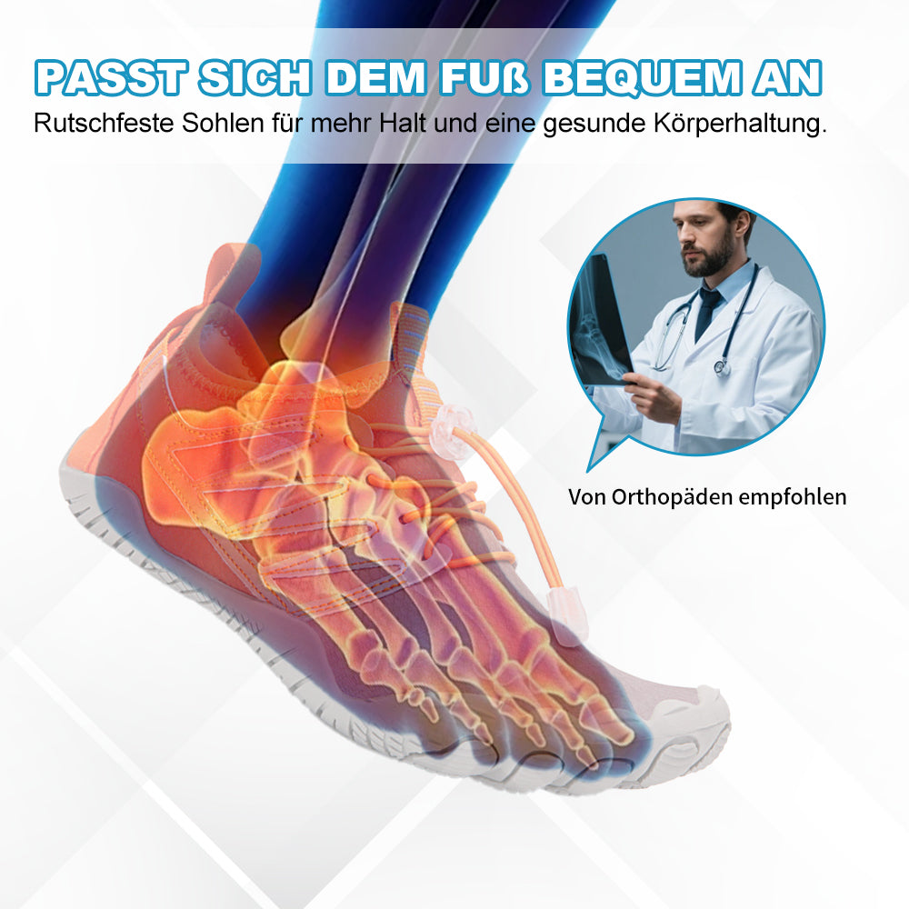 Ergonomisches Design, Wasserdichtes Obermaterial & Rutschfeste Grip-Sohle