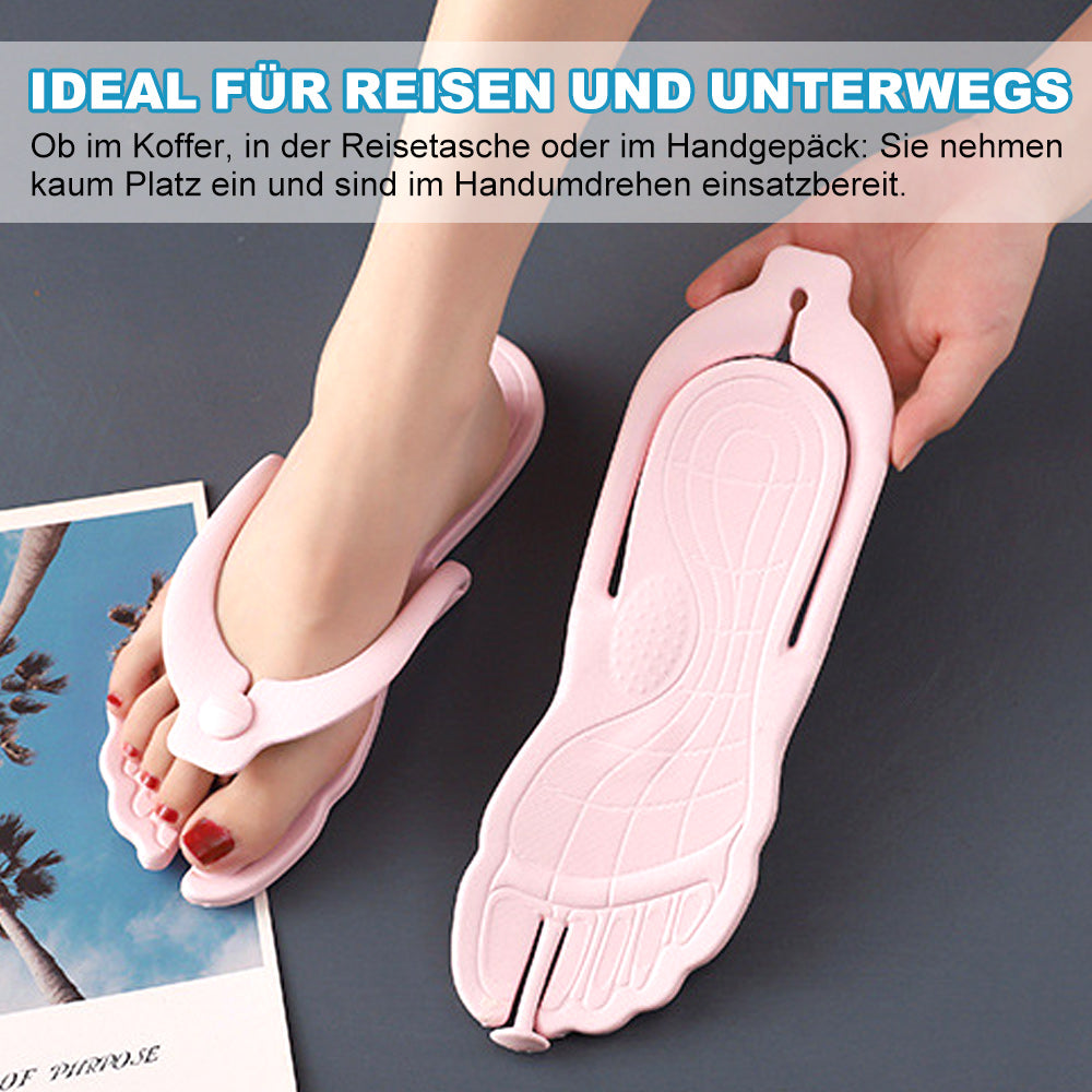 PackSlipper - Ergonomische Faltbare Reise-Slipper
