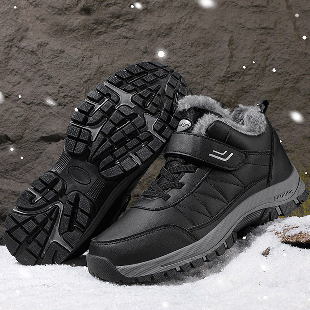 OrthoStabil Leder - Schmerzlindernde, Wasserdichte & Isolierte Ergonomische Komfortschuhe