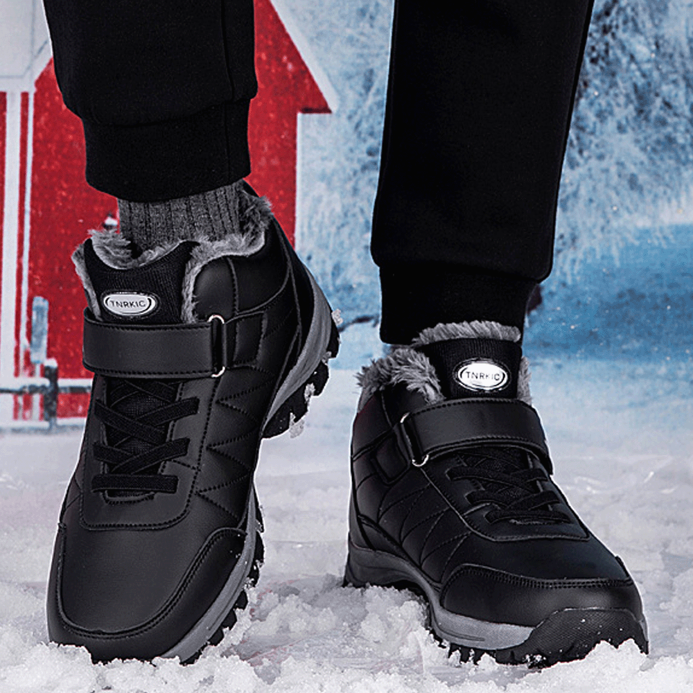 OrthoStabil Leder - Schmerzlindernde, Wasserdichte & Isolierte Ergonomische Komfortschuhe