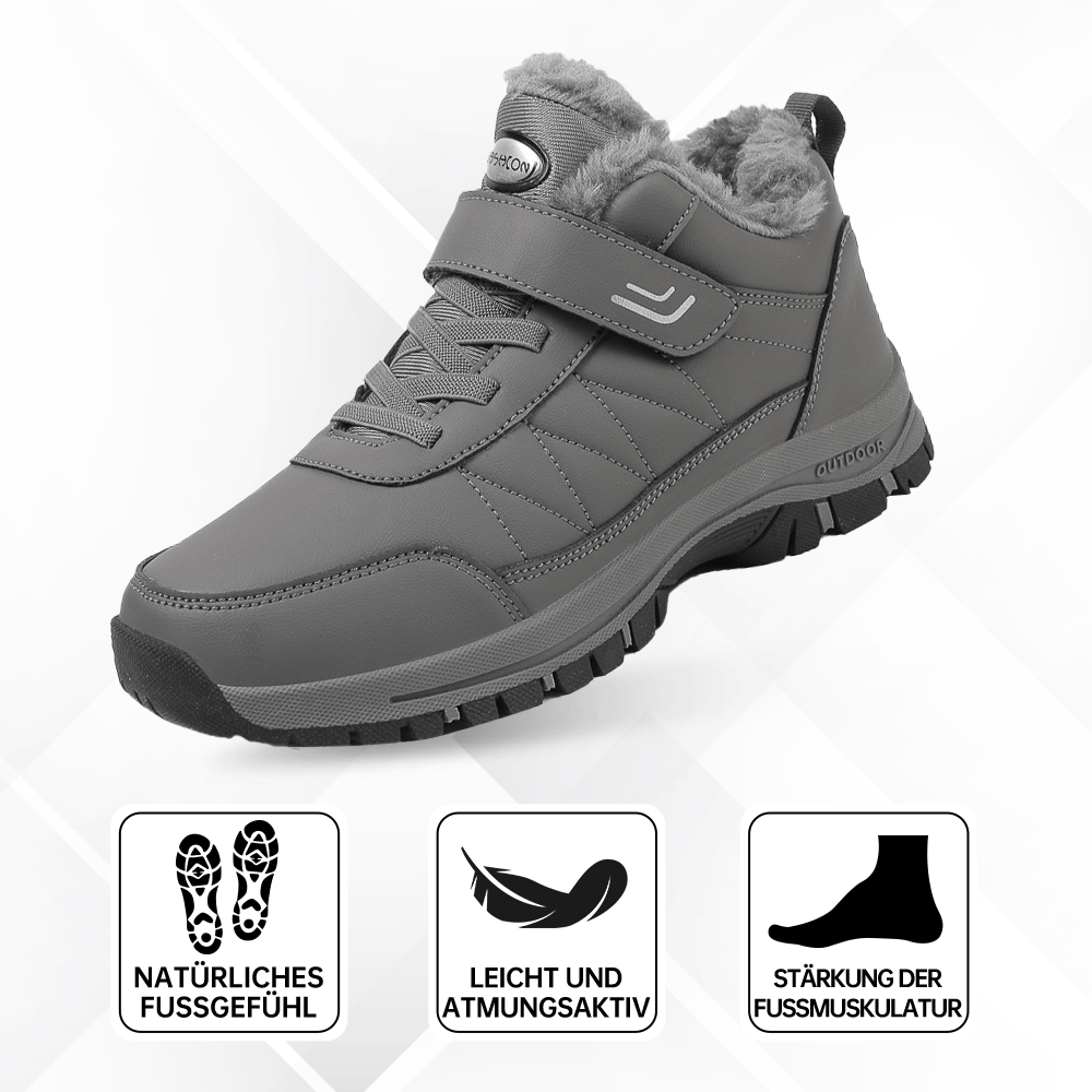 OrthoStabil Leder - Schmerzlindernde, Wasserdichte & Isolierte Ergonomische Komfortschuhe