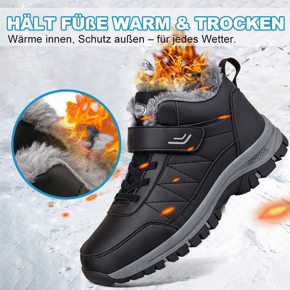 OrthoStabil Leder - Schmerzlindernde, Wasserdichte & Isolierte Ergonomische Komfortschuhe