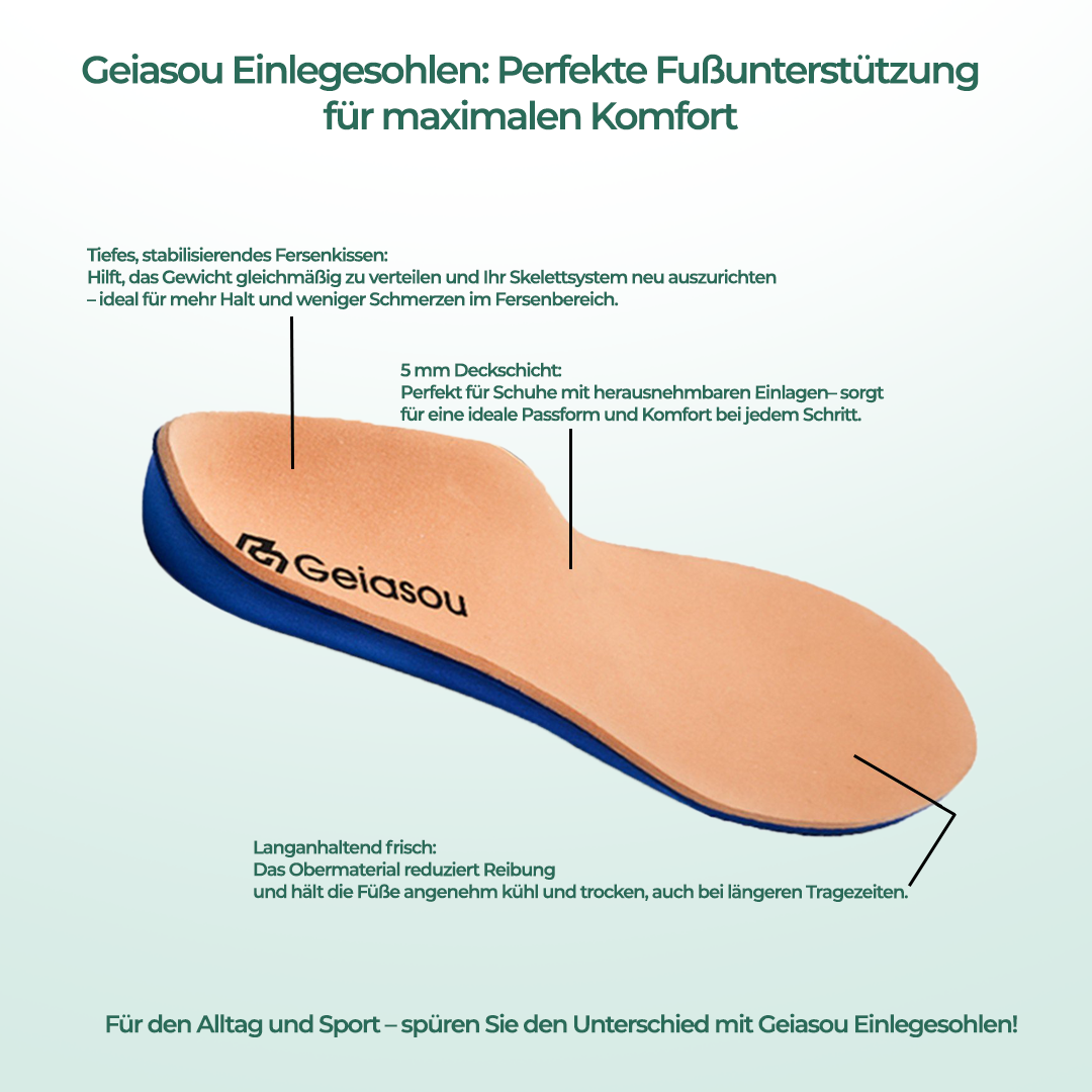 Geiasou Orthopädische Magiesohlen