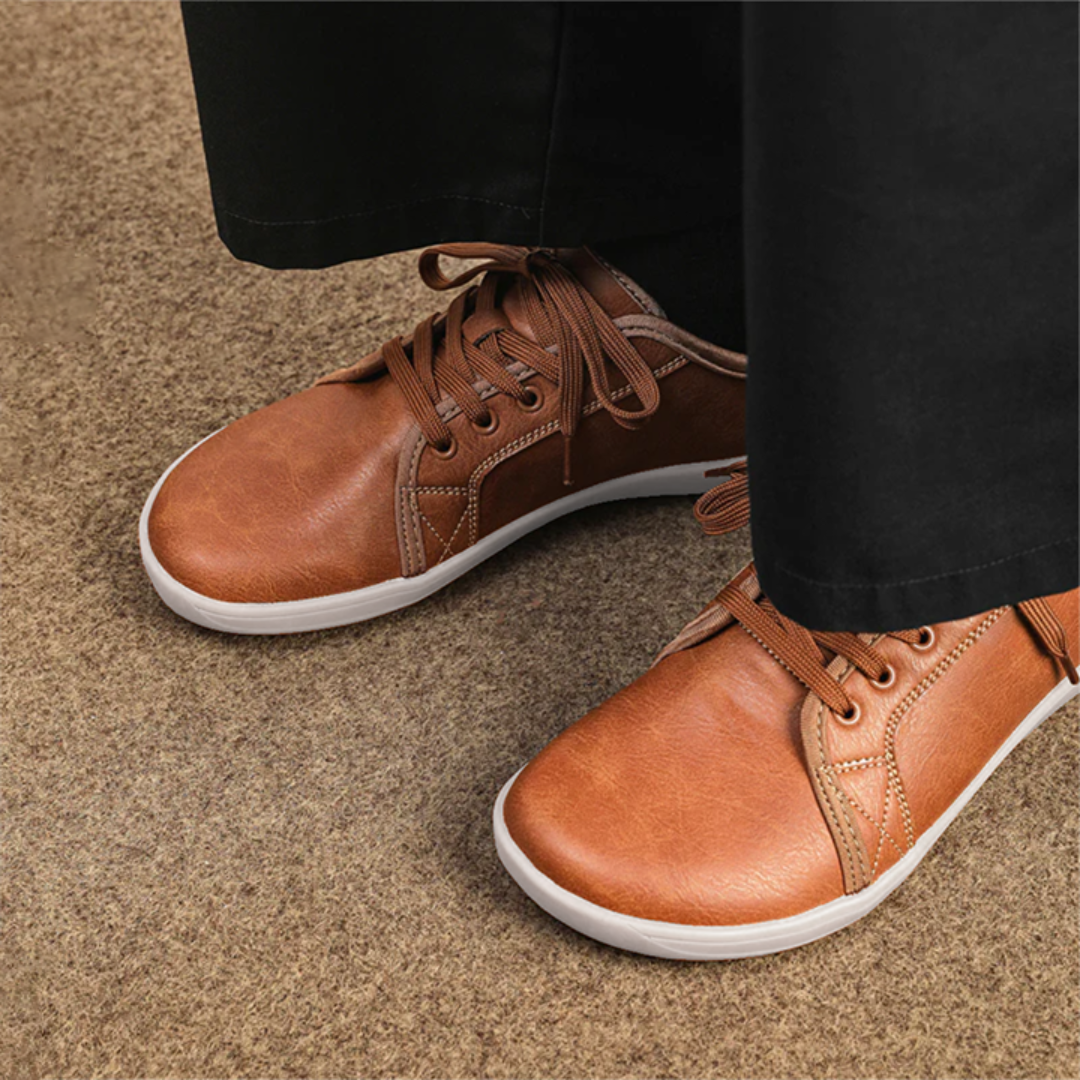 Lorry Vamp Barfußschuhe Leder - Braun