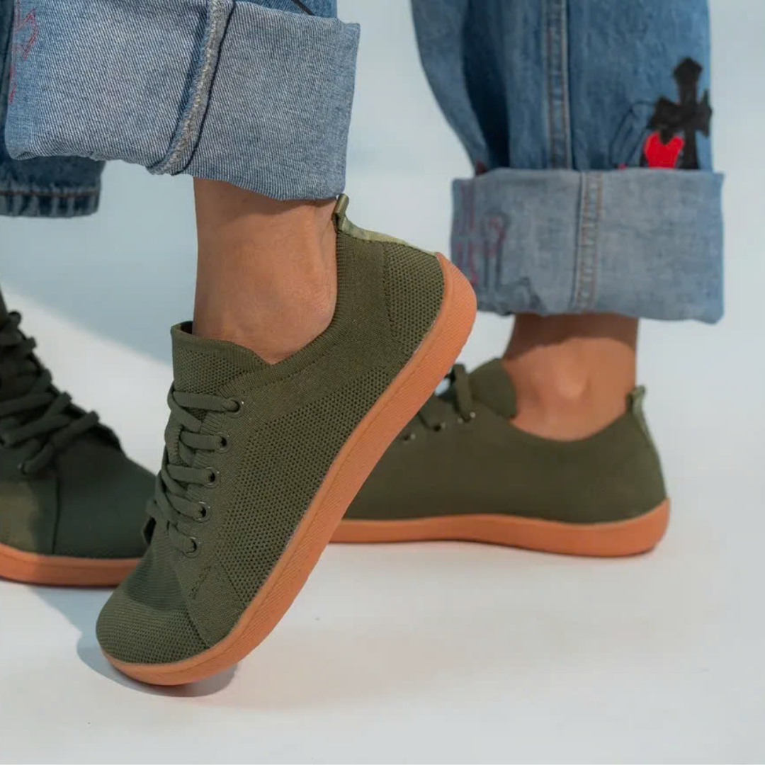 Lorry Vamp Barfußschuhe Knit - Grün