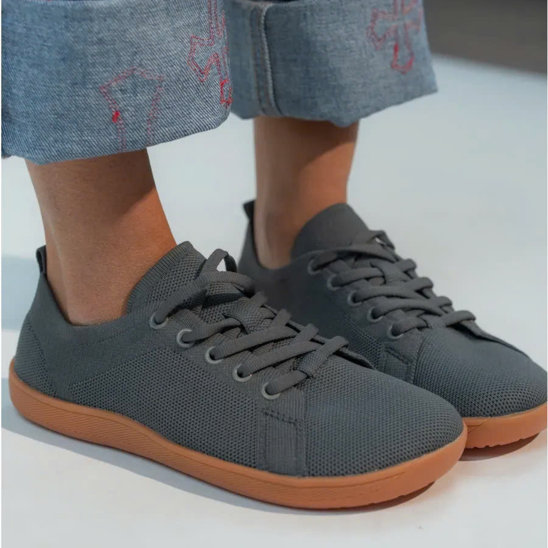 Lorry Vamp Barfußschuhe Knit - Grau