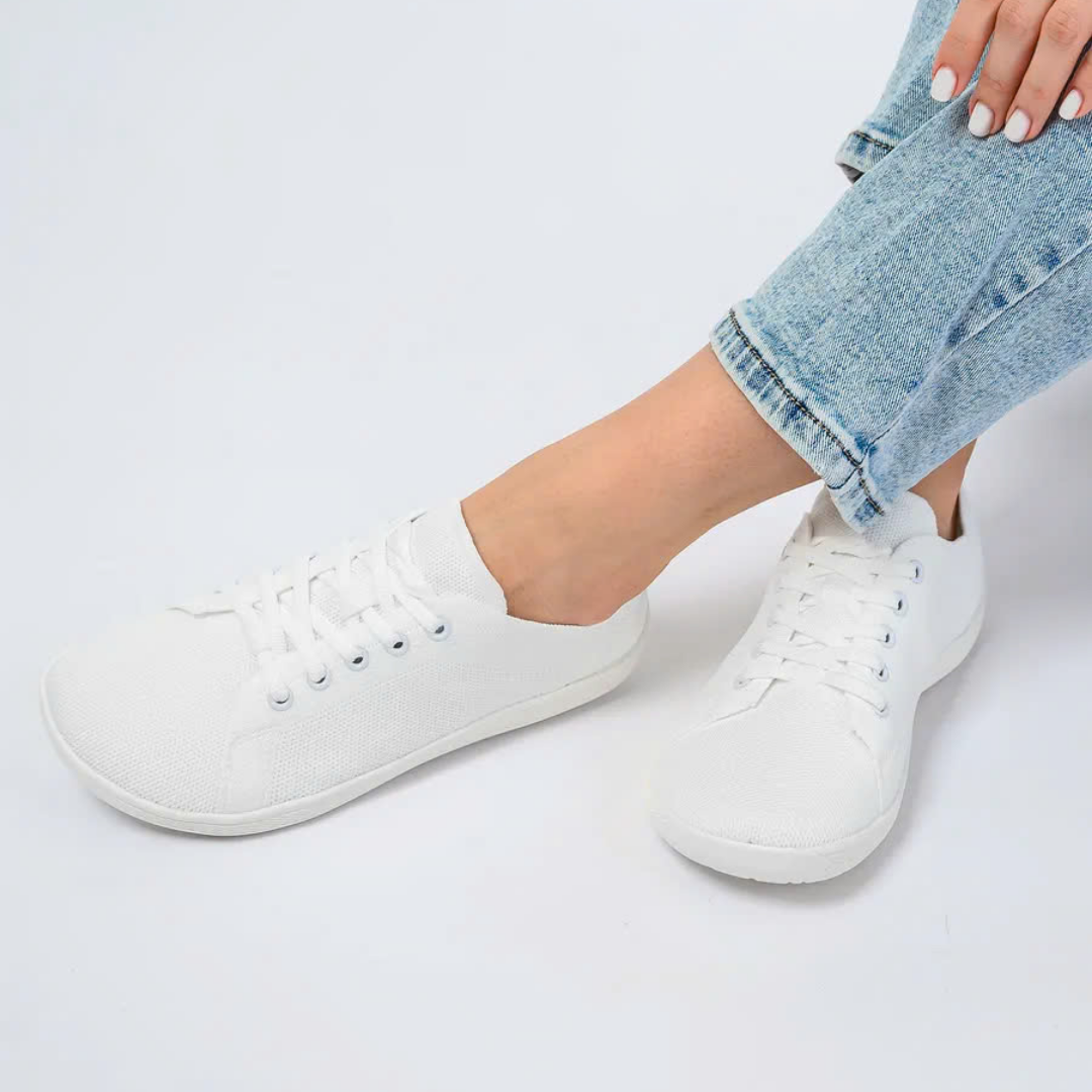 Lorry Vamp Barfußschuhe Knit - Weiß