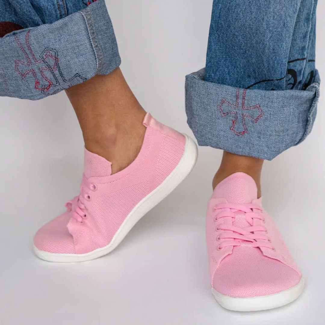 Lorry Vamp Barfußschuhe Knit - Rosa