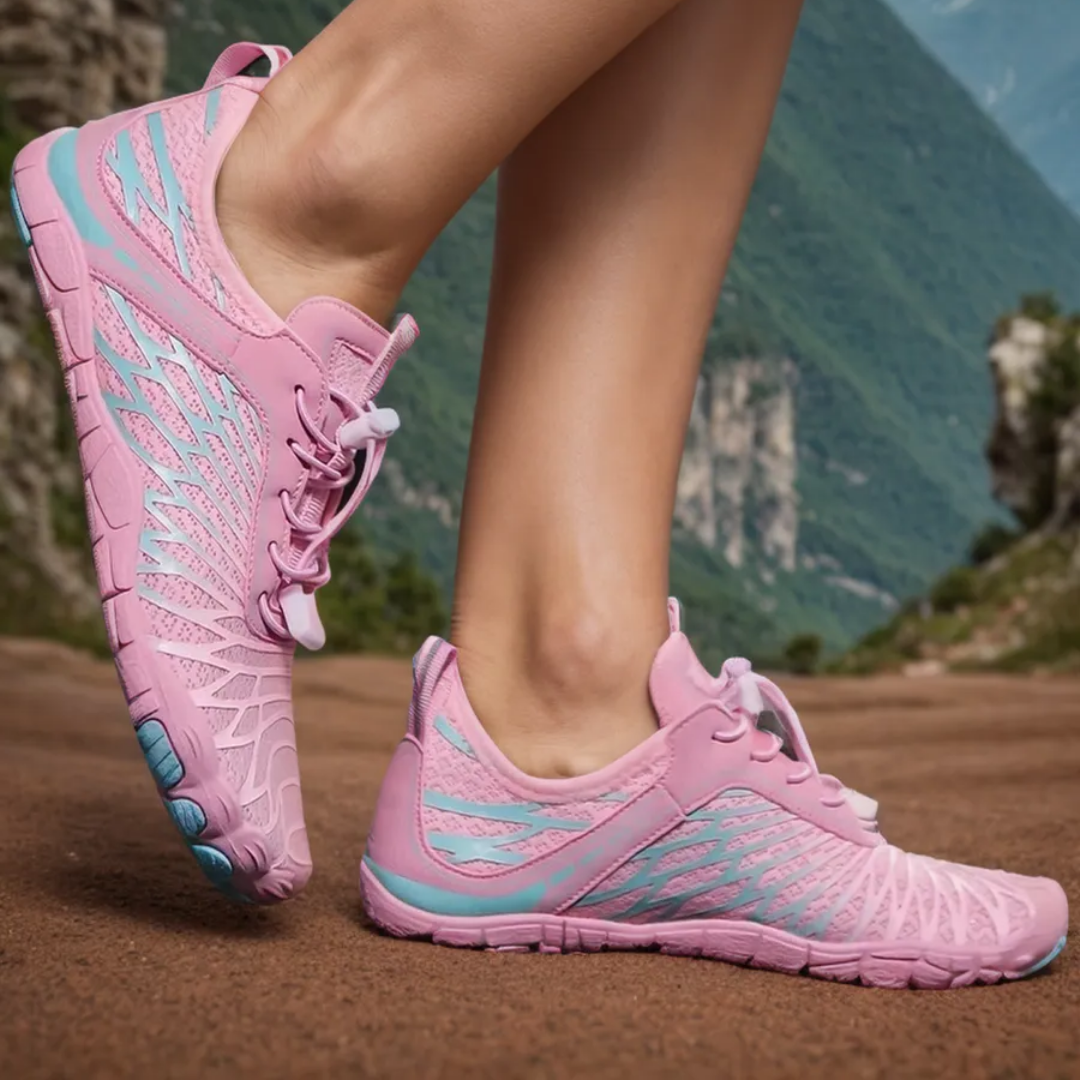 Blütenkuss Barfußschuhe Mesh - Rosa