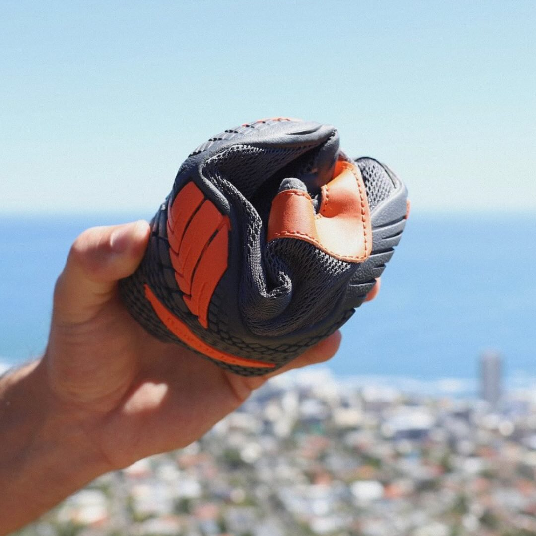 Wellentanz Barfußschuhe Mesh - Grau