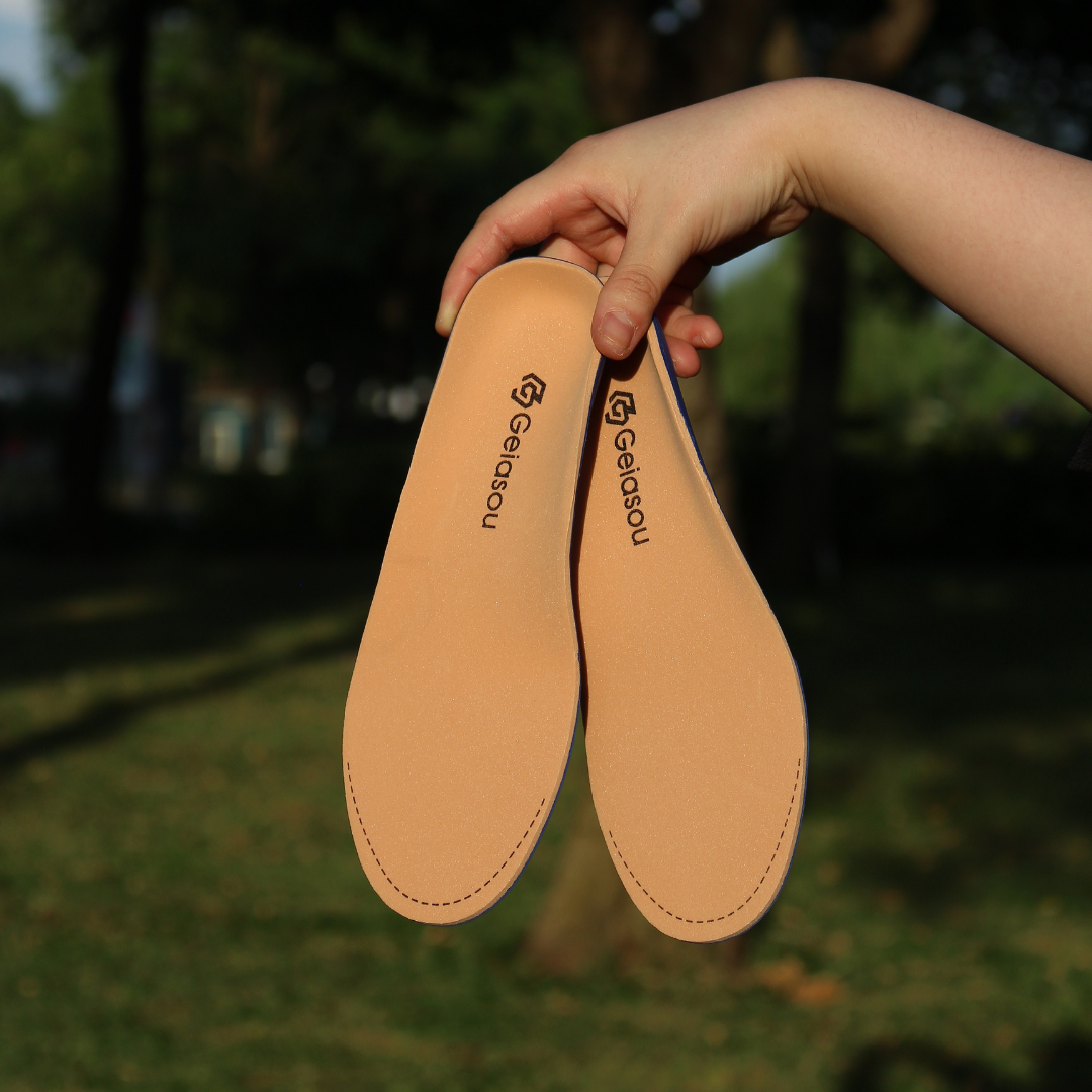 Geiasou Ergonomisch Orthopädische Einlegesohlen für Alle Schuhe