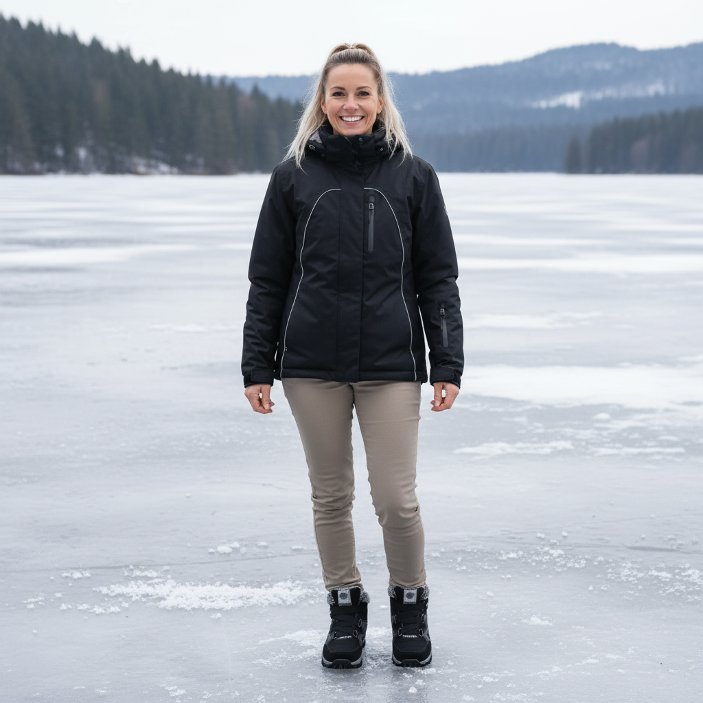 Solvema Orthopädische Winterschuhe - Schwarz