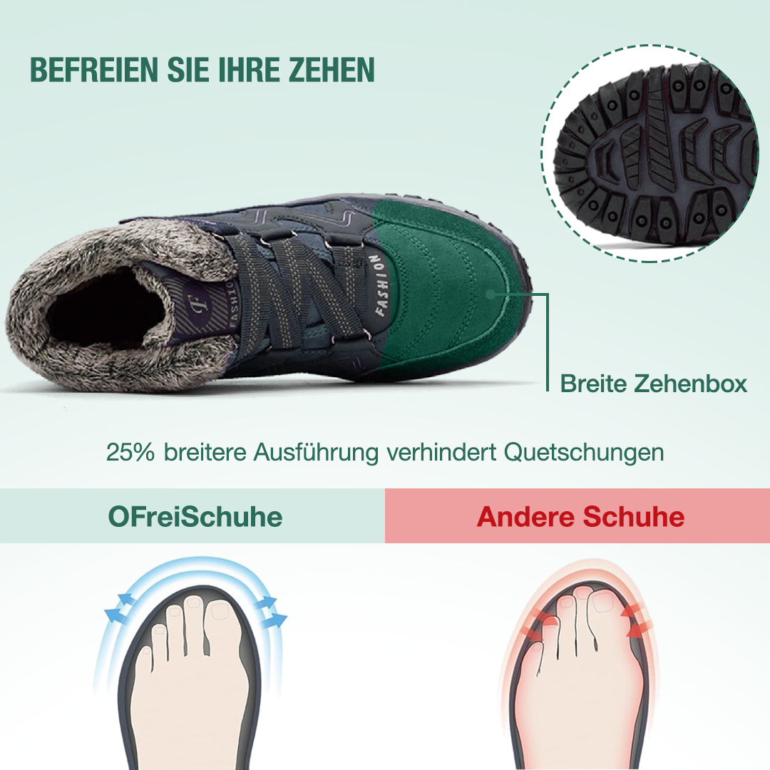 Solvema Orthopädische Winterschuhe - Blau