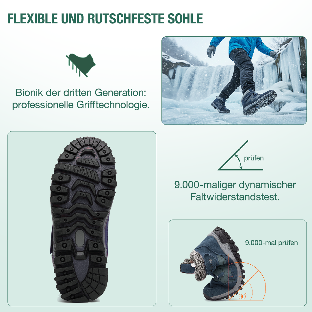 Solvema Orthopädische Winterschuhe - Blau