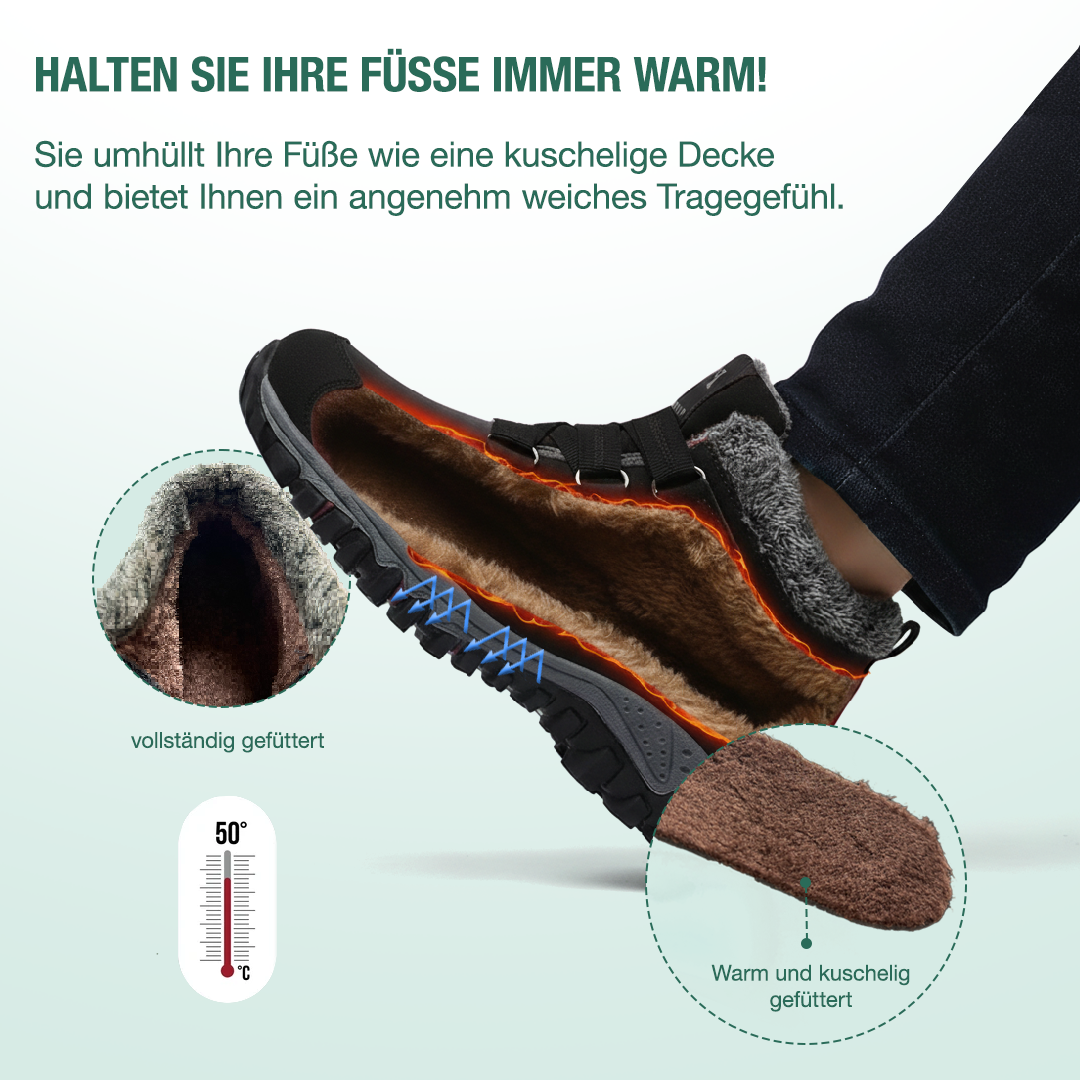 Solvema Orthopädische Winterschuhe - Schwarz