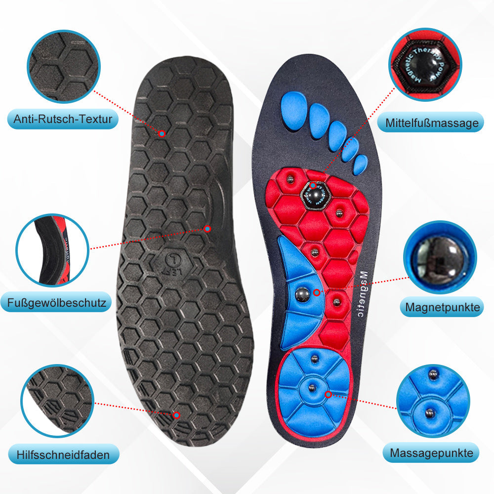 AirSole - Zuschneidbare Magnet-Einlegesohlen