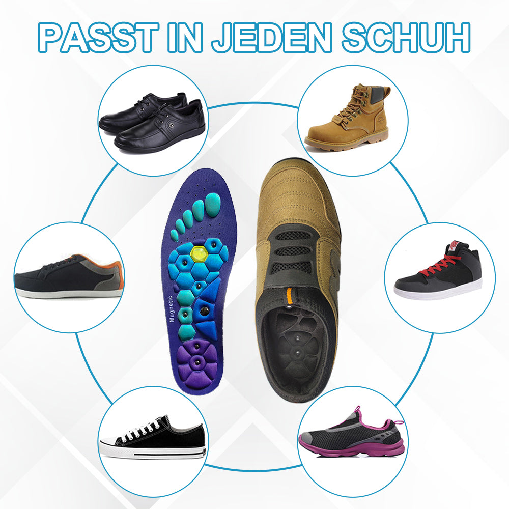 AirSole - Zuschneidbare Magnet-Einlegesohlen