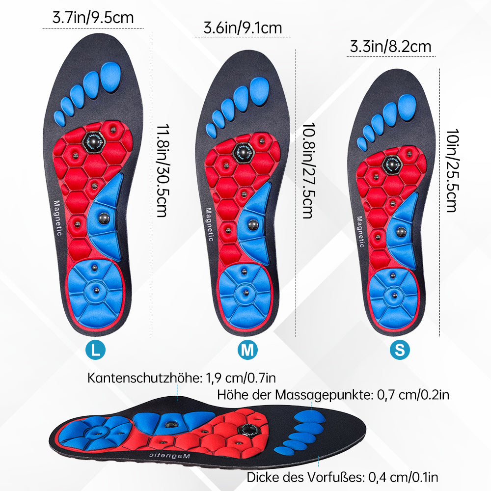AirSole - Zuschneidbare Magnet-Einlegesohlen