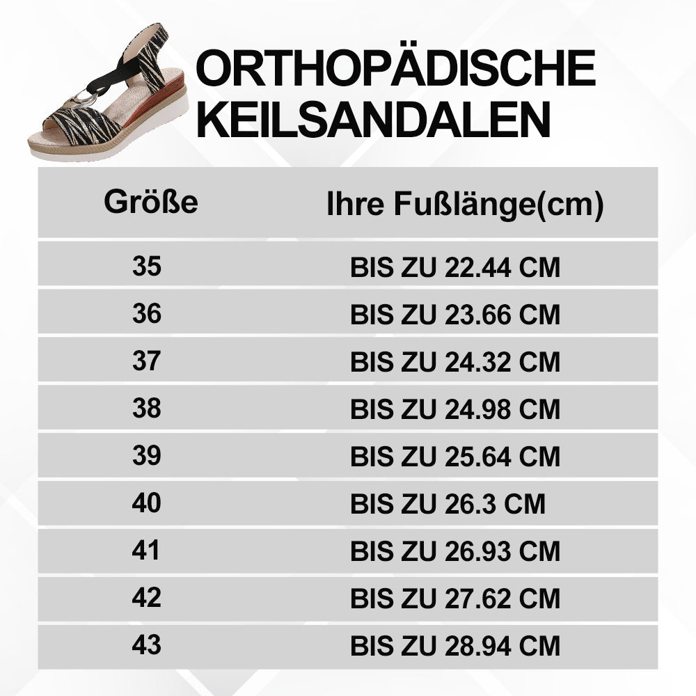 Orthopädische , Stilvolle Keilsandalen Für Zusätzlichen Komfort