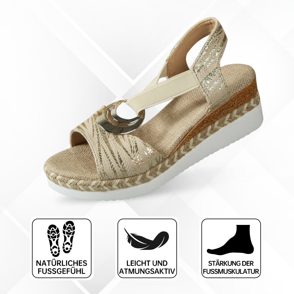 Orthopädische , Stilvolle Keilsandalen Für Zusätzlichen Komfort