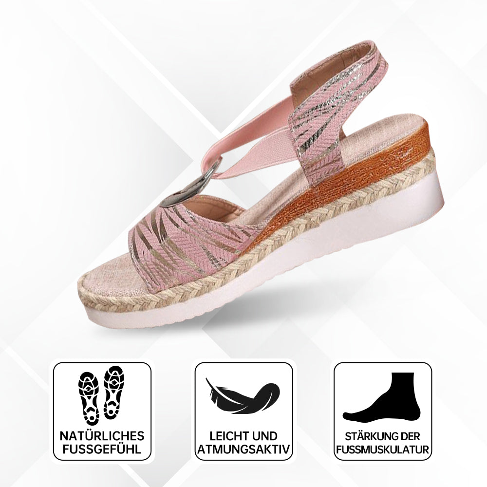 Orthopädische , Stilvolle Keilsandalen Für Zusätzlichen Komfort
