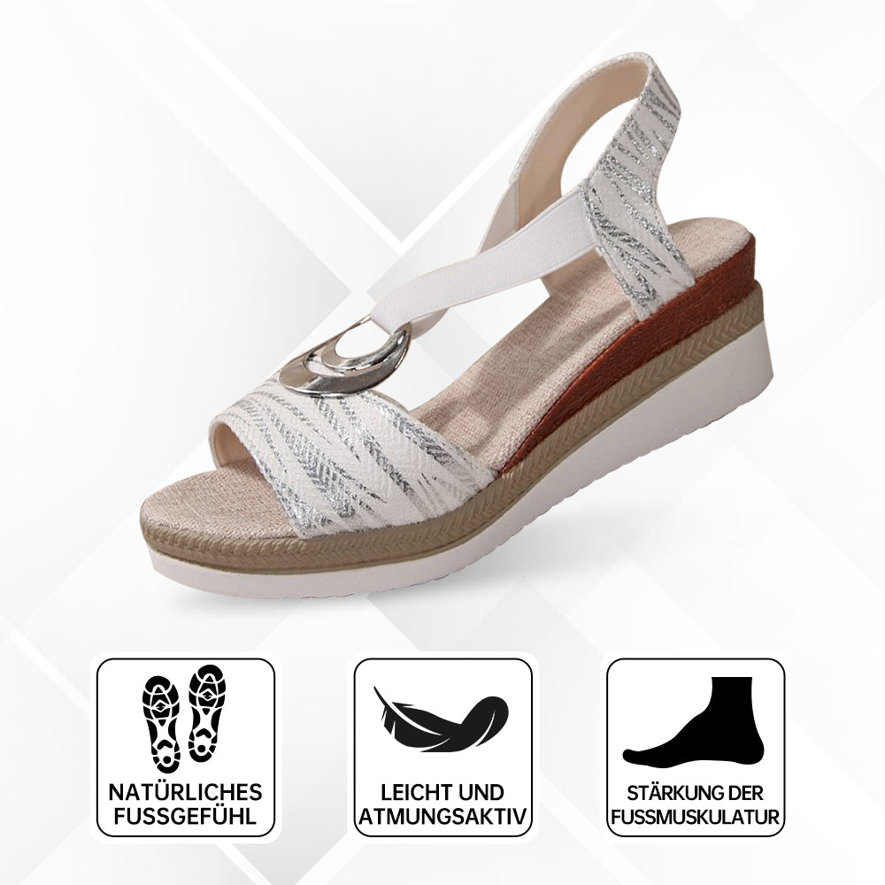 Orthopädische , Stilvolle Keilsandalen Für Zusätzlichen Komfort