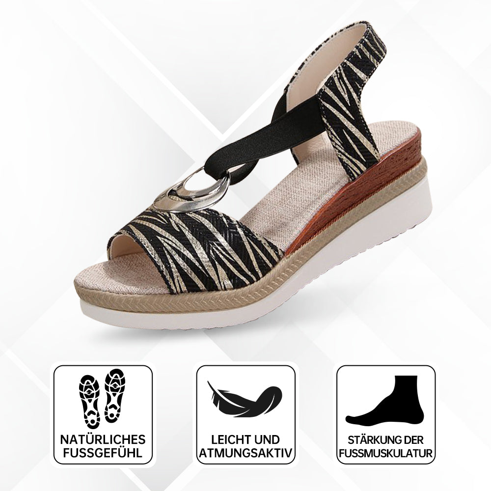 Orthopädische , Stilvolle Keilsandalen Für Zusätzlichen Komfort