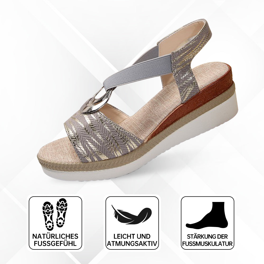 Orthopädische , Stilvolle Keilsandalen Für Zusätzlichen Komfort