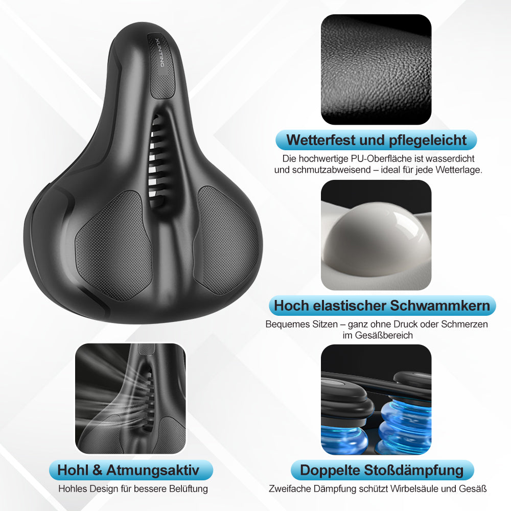 Airsattel - Orthopädischer Schmerzlindernder Radsattel Für Alle Fahrräder