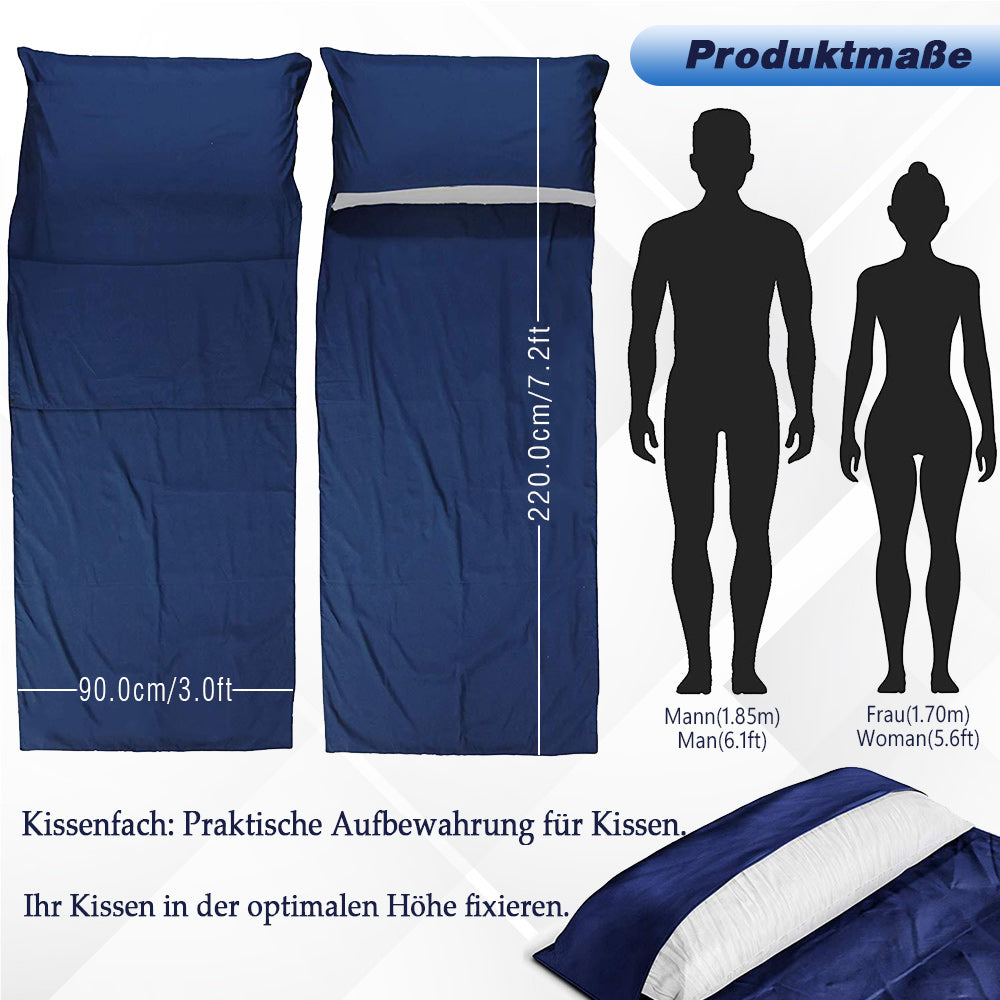 EaseSleep - Schlafsack Für Frühling, Sommer & Herbst