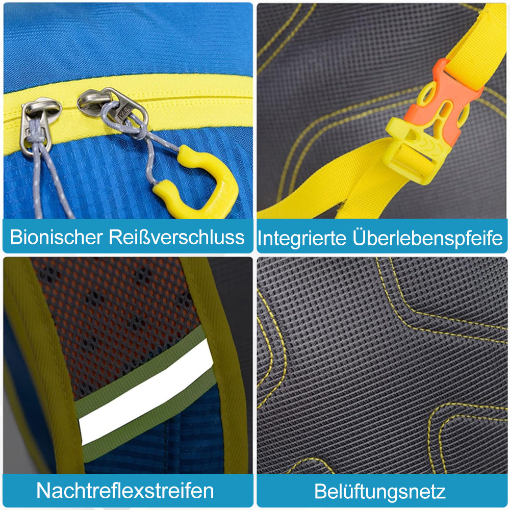 Unisex Rucksack 25L - Für Wanderungen & Outdoor-Aktivitäten