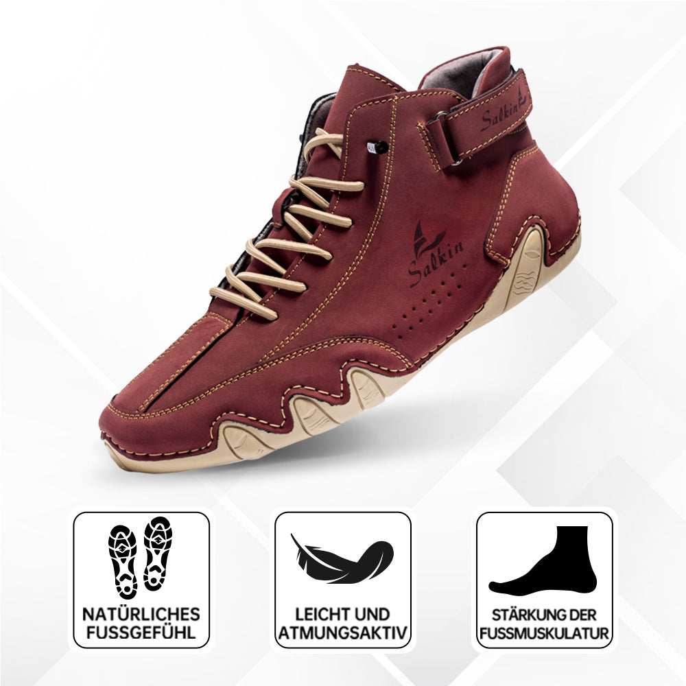 OrthoFit - Orthopädische, Wasserdichte & Rutschfeste Leder-Barfußschuhe