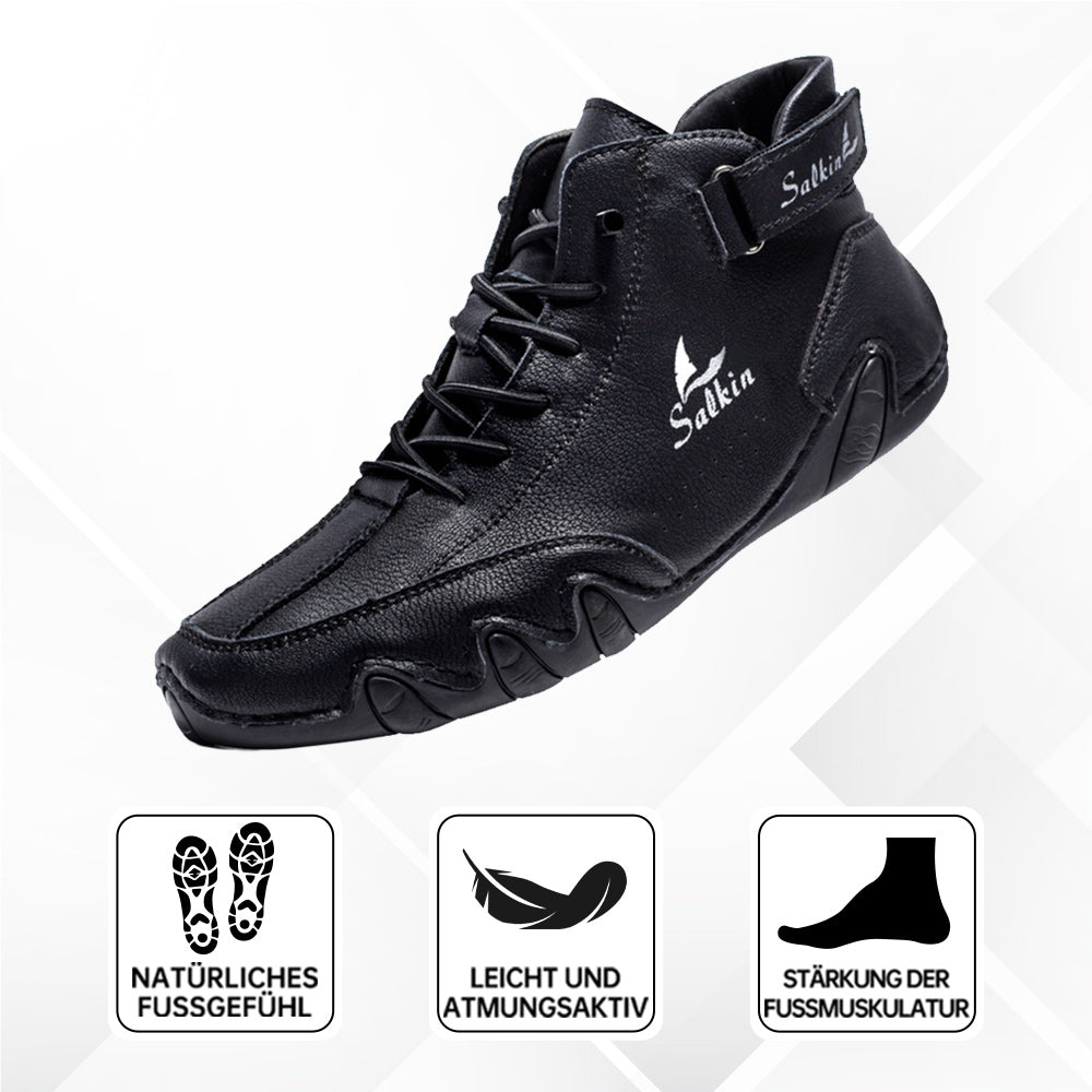 OrthoFit - Orthopädische, Wasserdichte & Rutschfeste Leder-Barfußschuhe