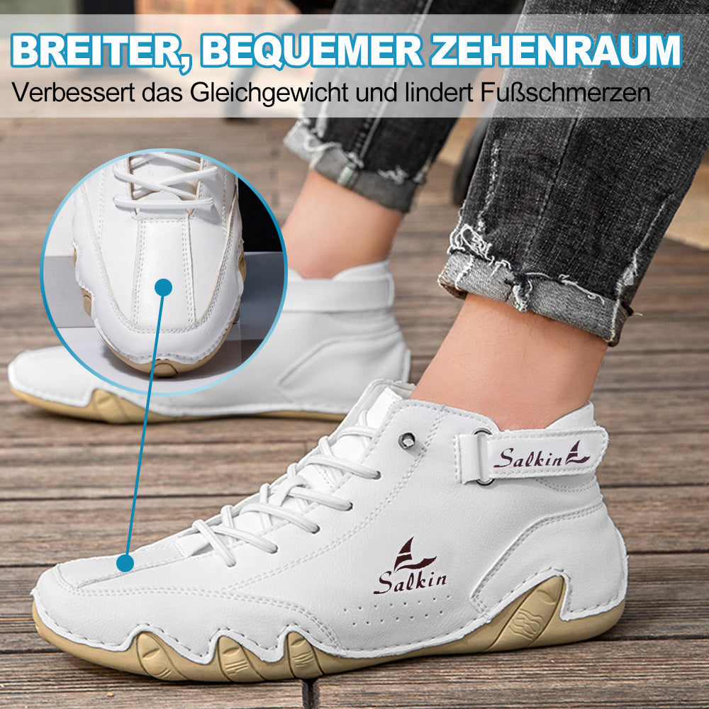 OrthoFit - Orthopädische, Wasserdichte & Rutschfeste Leder-Barfußschuhe