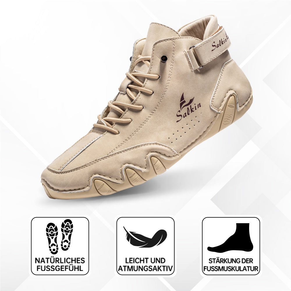 OrthoFit - Orthopädische, Wasserdichte & Rutschfeste Leder-Barfußschuhe